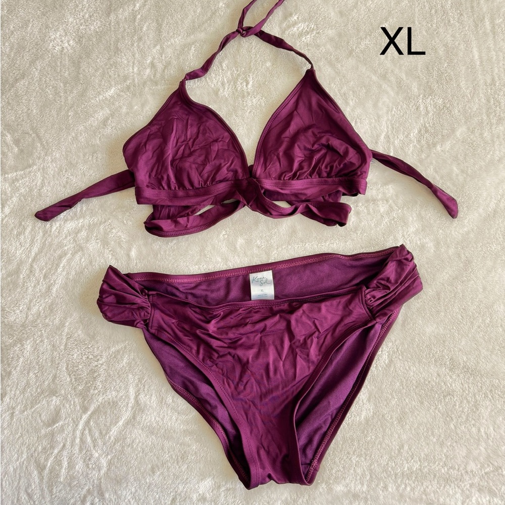 Silky Plum Bikini - Great Condition!